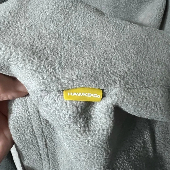 Hawke & Co. Performance Sportswear Fleece Jacket 3-Snap Gray Long Sleeve NWT - Picture 5 of 7